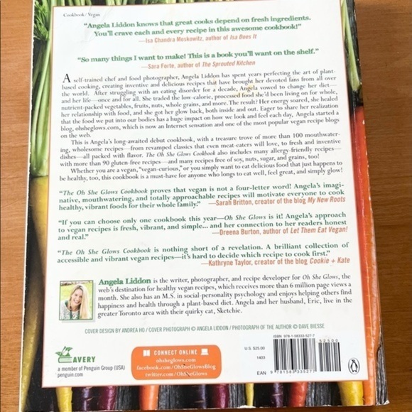 Oh She Glows cookbook Vegan plant based recipes Angela Liddon softcover - Picture 3 of 6